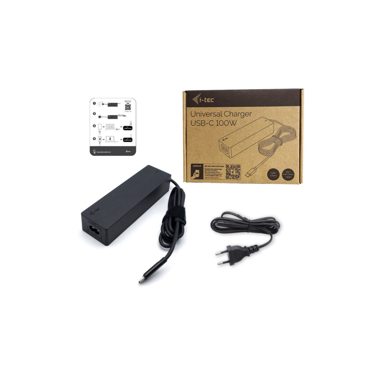 Portable charger i-Tec CHARGER-C100W Black-4