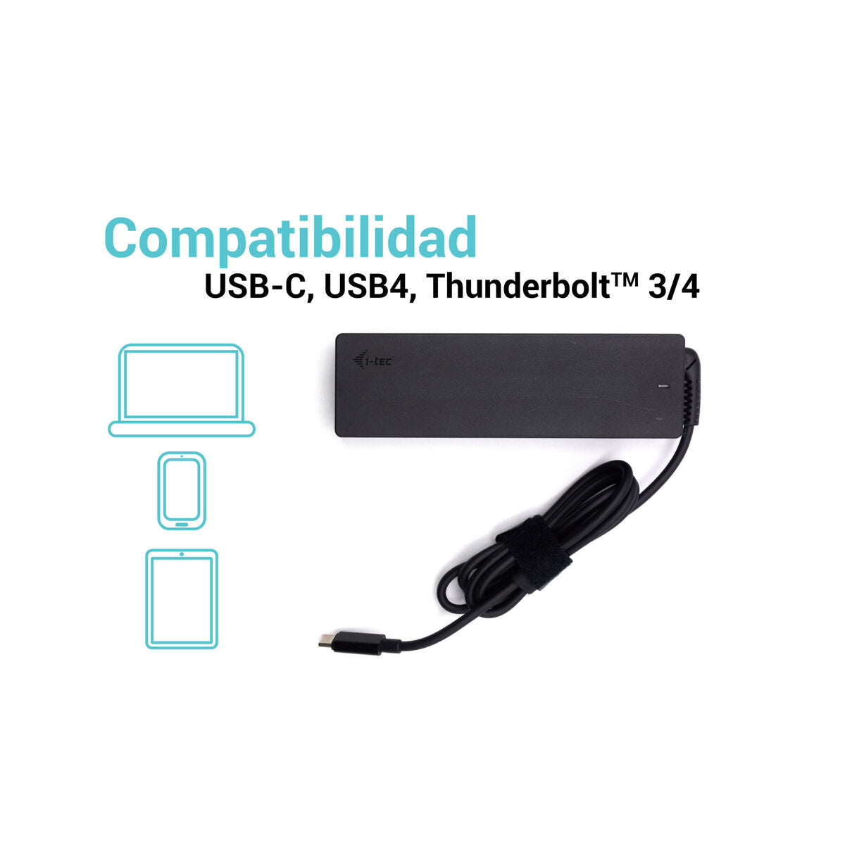 Portable charger i-Tec CHARGER-C100W Black-0